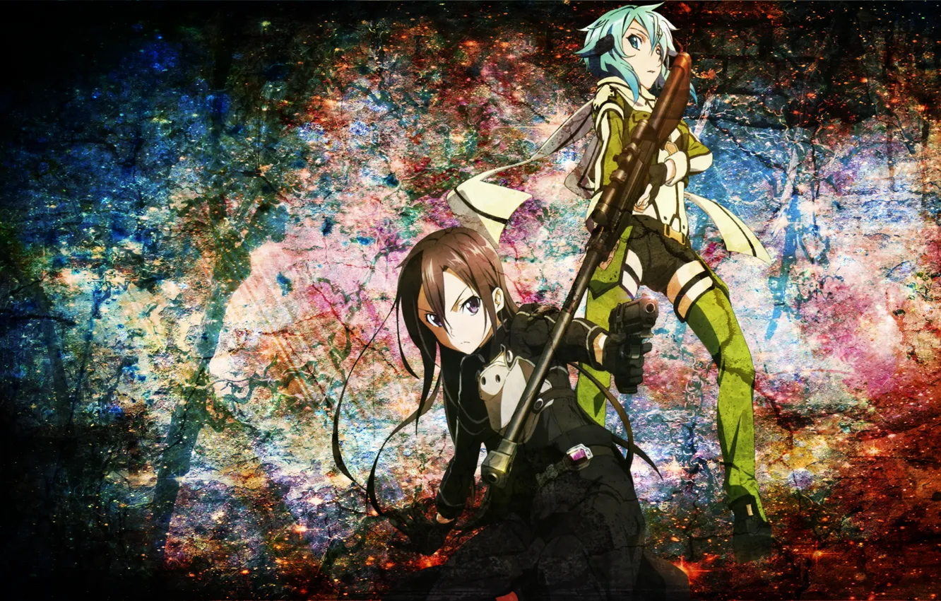 Photo wallpaper sao, kirito, CAO, GGO, GGO