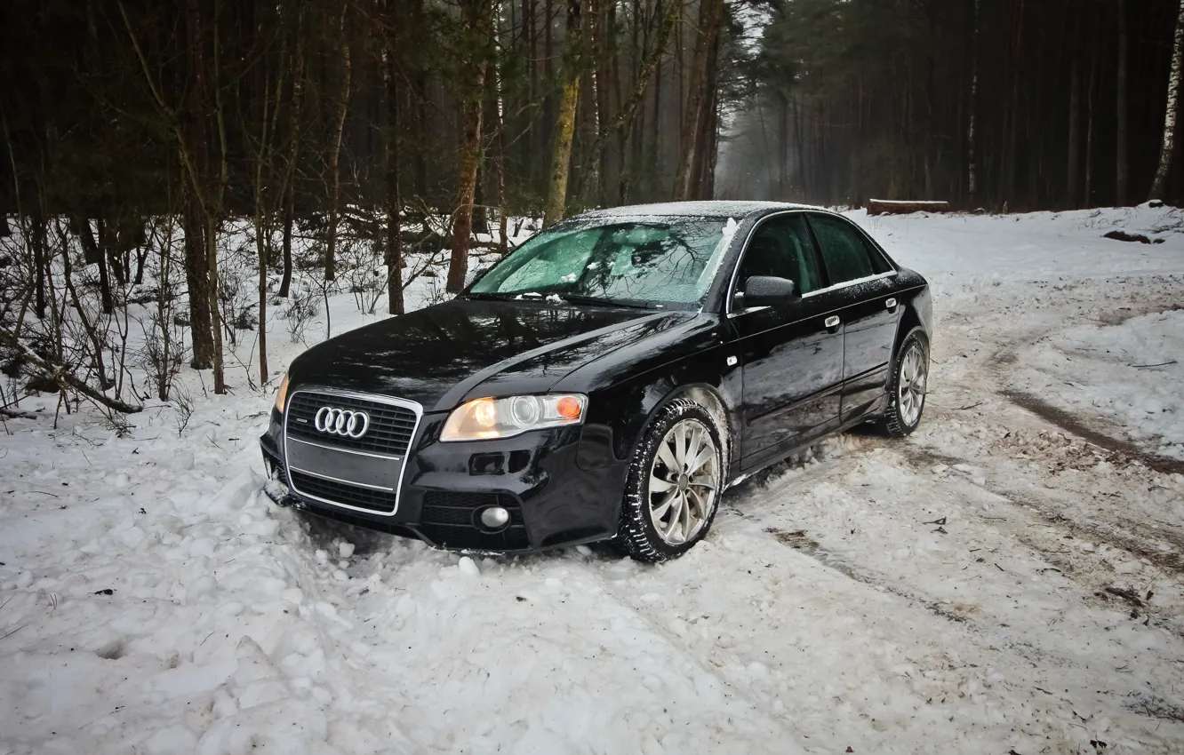 Photo wallpaper Audi, Germany, Audi A4, Audi A4 B7