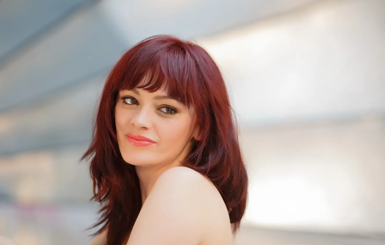 Photo wallpaper girl, background, portrait