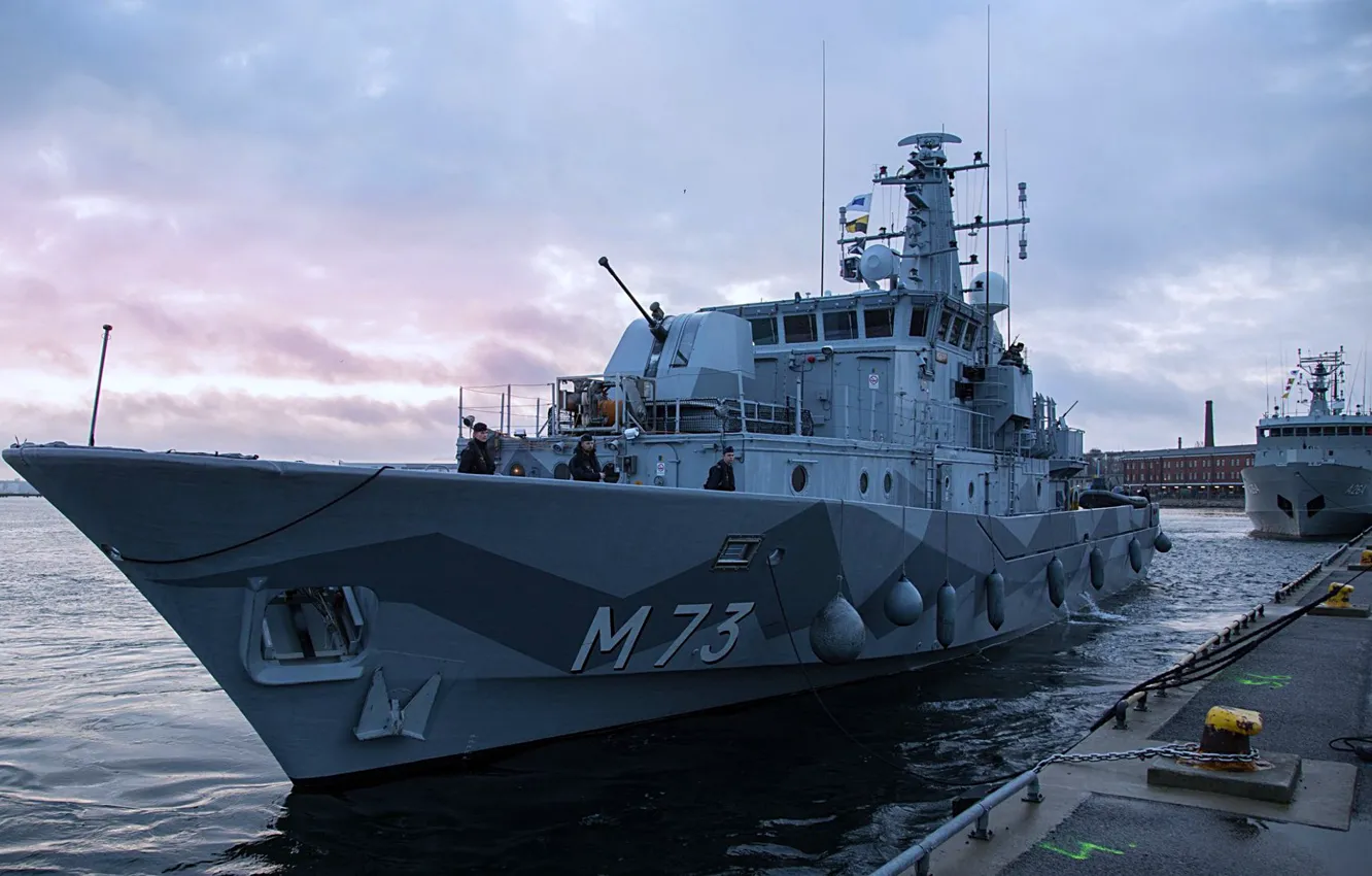 Photo wallpaper ship, Baltika, mooring, Navy