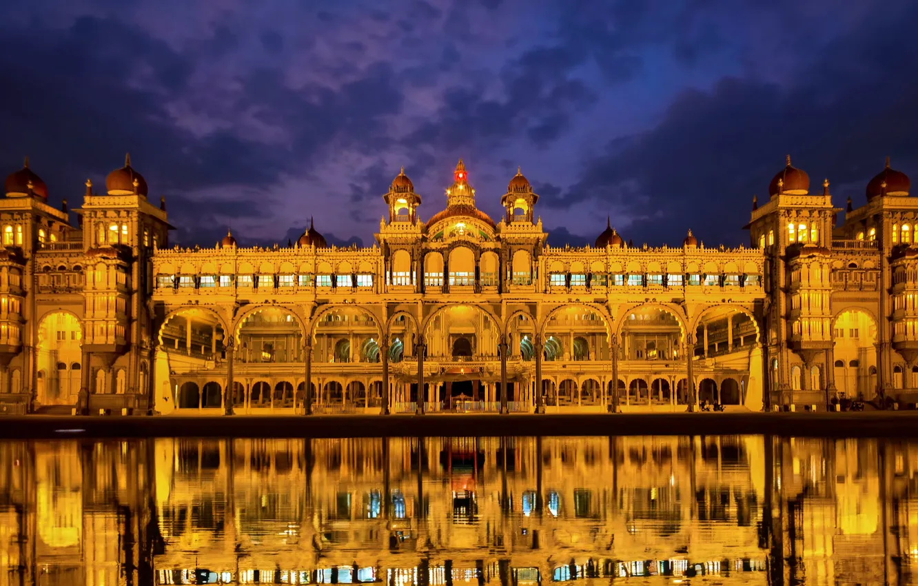 Photo wallpaper India, India, Karnataka, Mysore, Karnataka, Mysore Palace, Mysore Palace, Mysuru