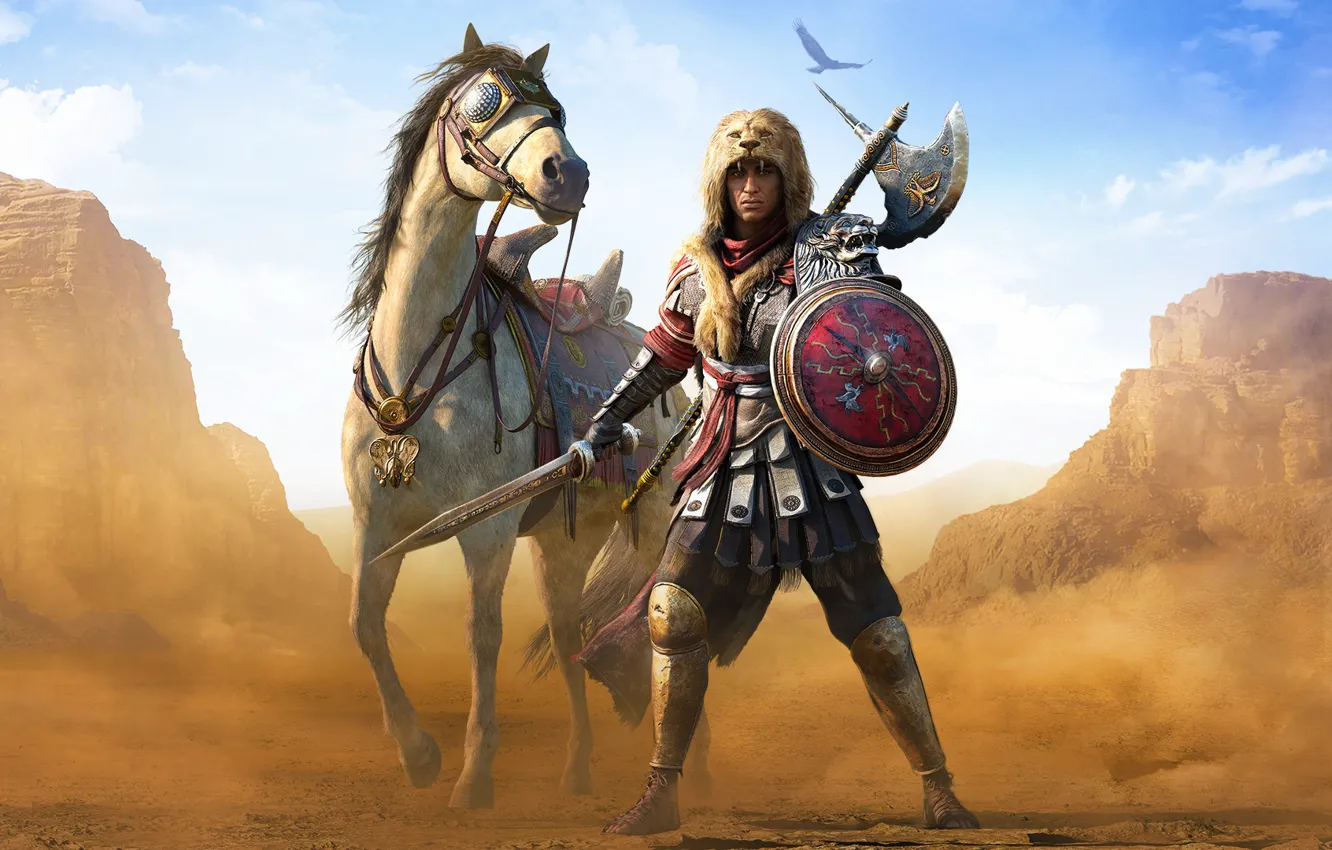 Photo wallpaper Origins, Ubisoft, Assassin's Creed, DLC, Assassin's Creed: Origins, Roman Centurion