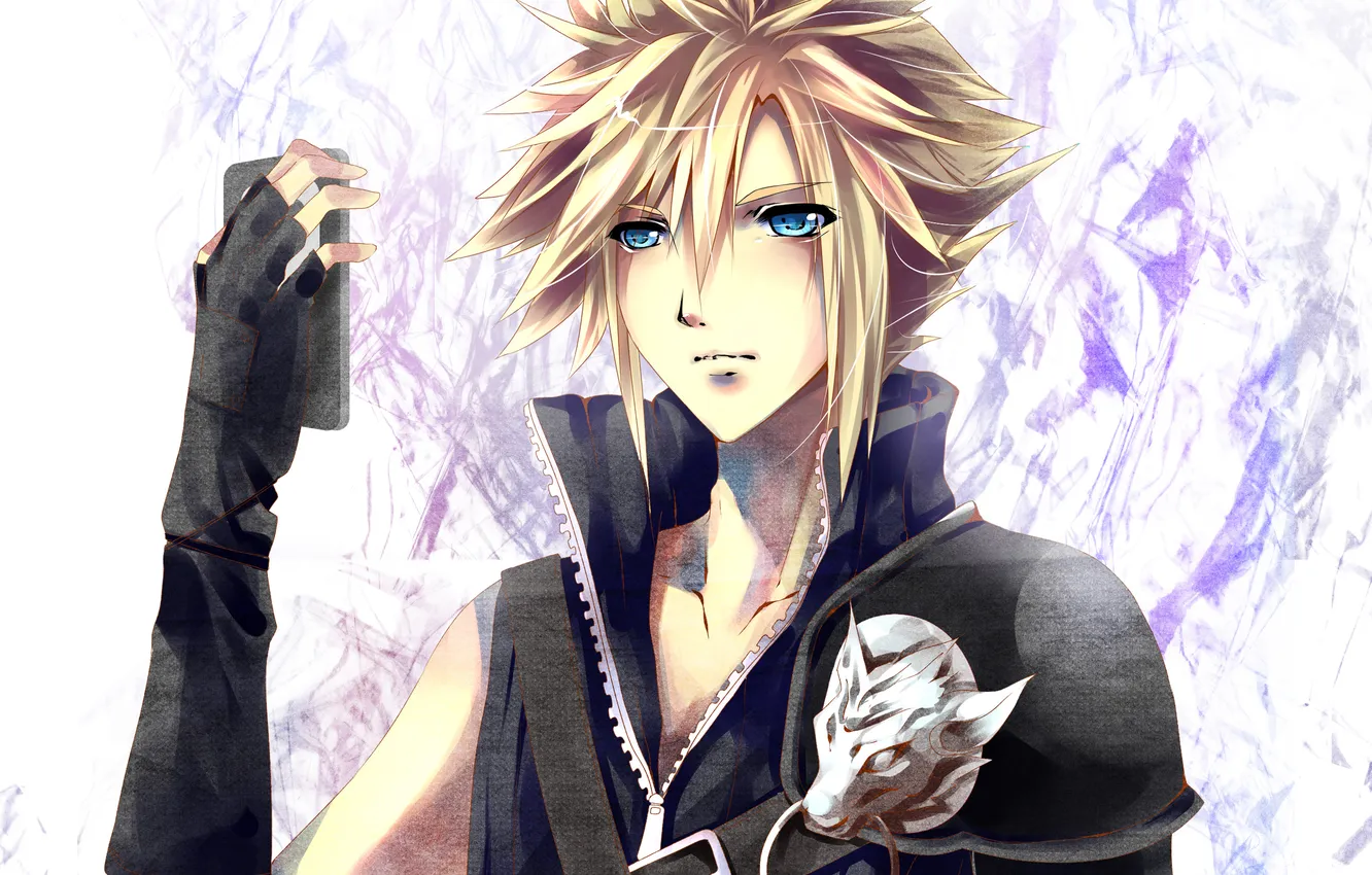 Photo wallpaper guy, Strife, Cloud, cloud, blonde, Final Fantasy, Final Fantasy VII