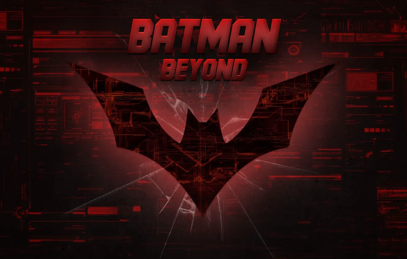 Photo wallpaper Batman, Logo, Beyond