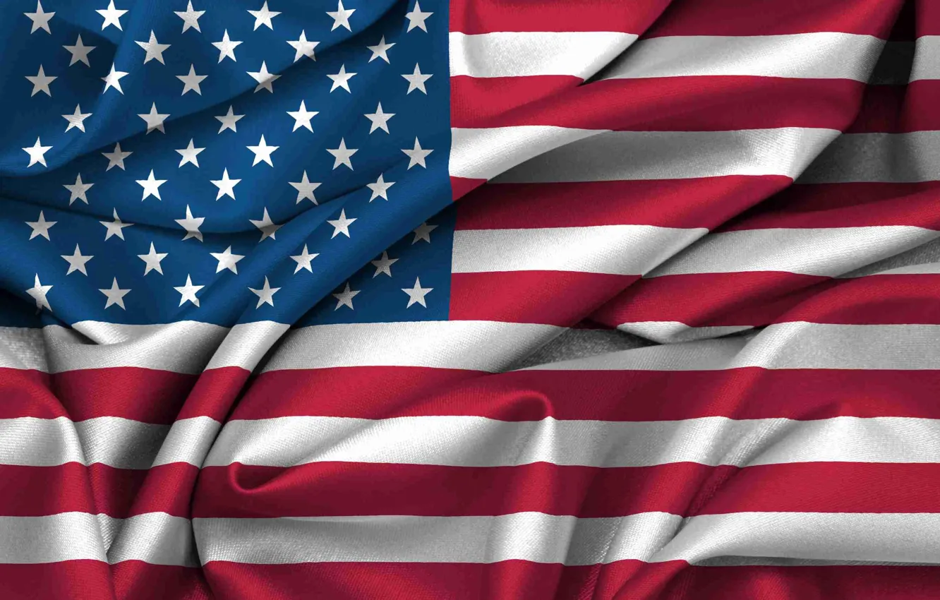 Photo wallpaper flag, USA, USA