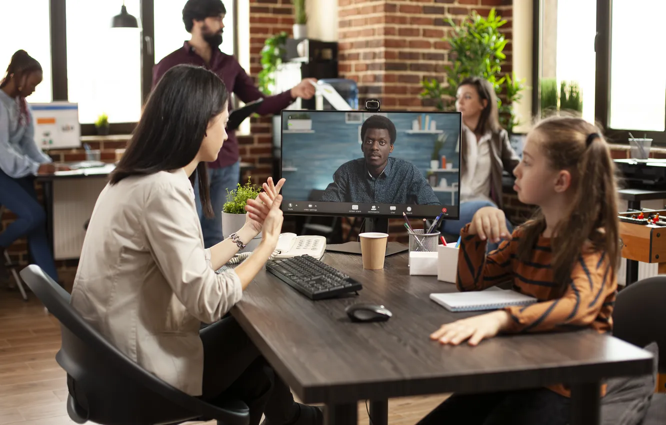 Photo wallpaper woman, creative, professional, work, Designer, Freelancer