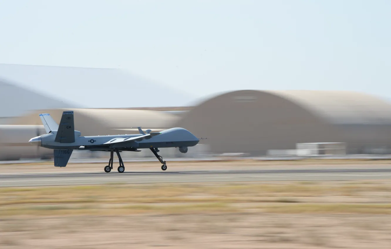 Photo wallpaper USA, Reaper, combat, technology, drone, high technology, high tec, MQ9