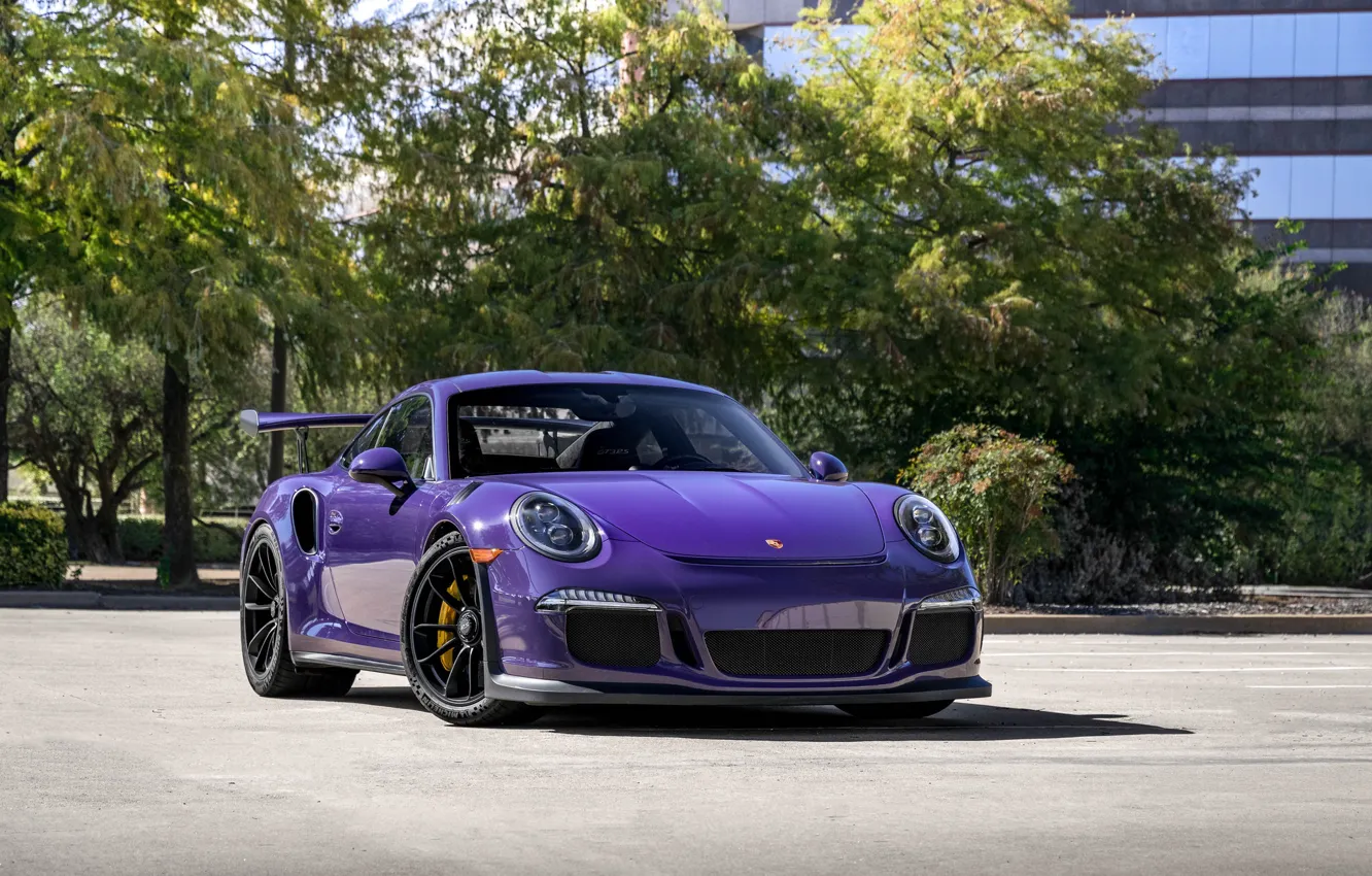 Photo wallpaper Porsche, Purple, GT3RS