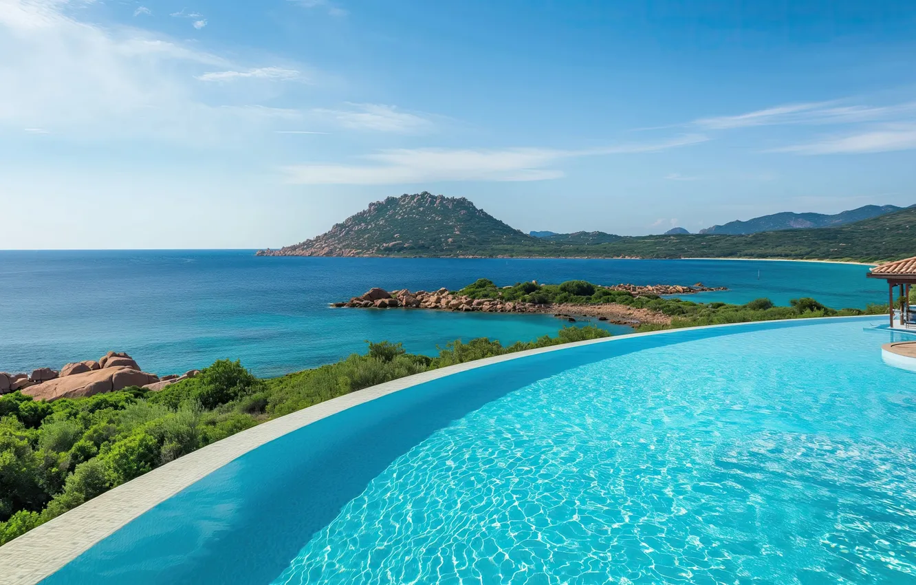 Photo wallpaper Italy, travel, resort, tourism, Sardinia
