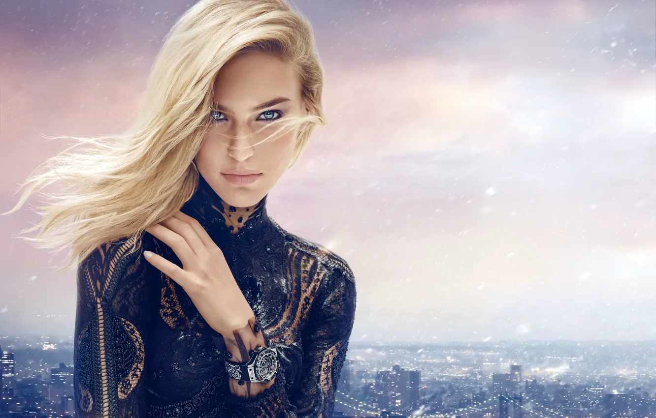 Photo wallpaper fashion, beauty, blonde, Bar Refaeli, jewelry