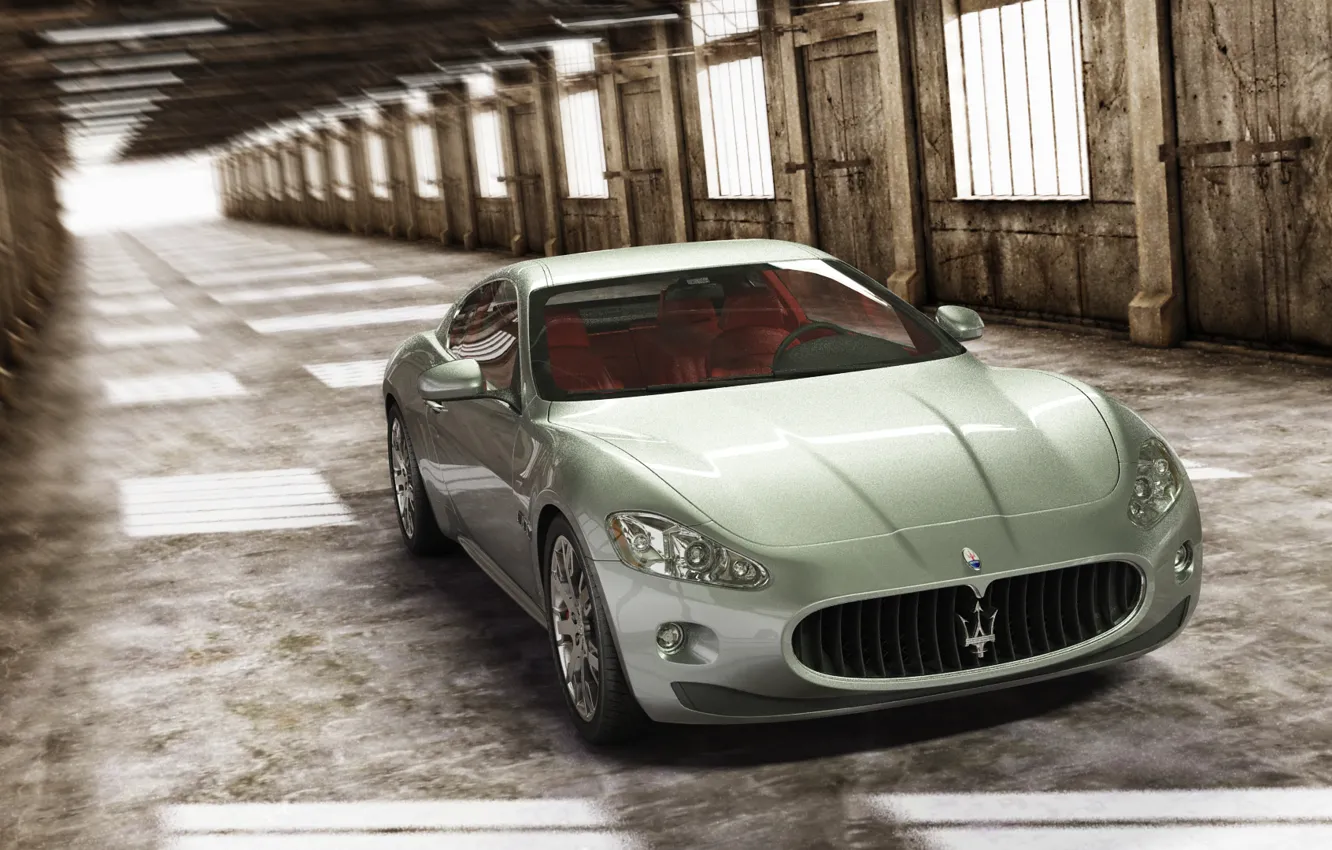 Photo wallpaper Maserati, auto, render, 3d max, vray