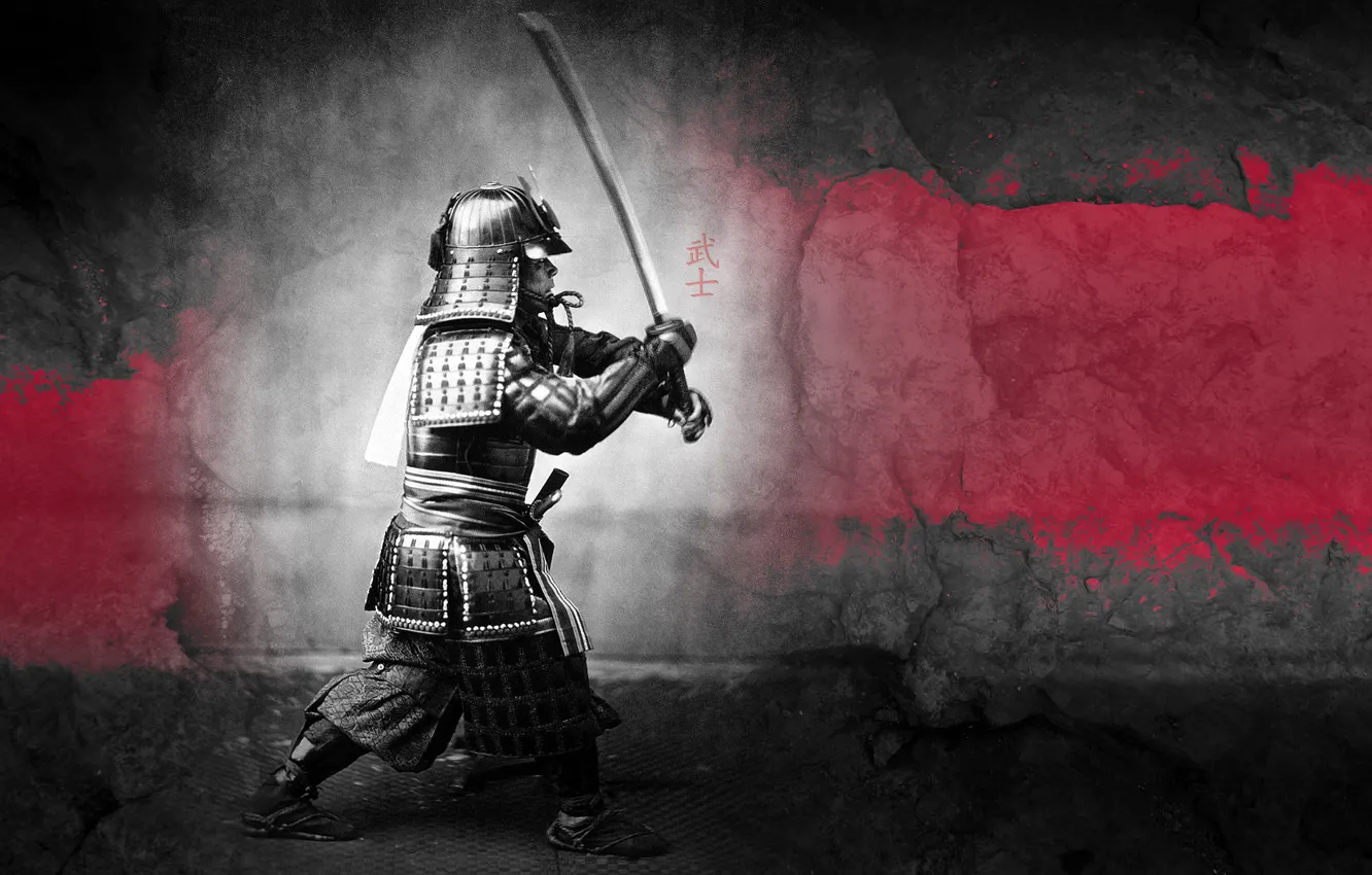 Photo wallpaper warrior, samurai, knight, Samurai
