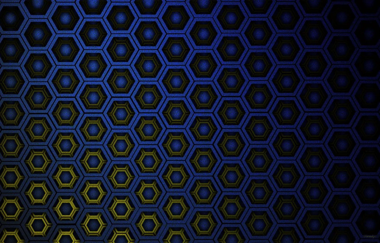 Photo wallpaper texture, hexagons, cell