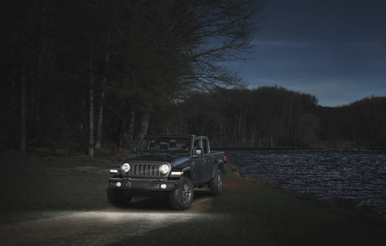 Photo wallpaper Gladiator, Jeep, dark sky, 2025, Jeep Gladiator