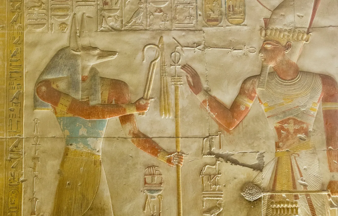Photo wallpaper Egypt, bas, Abydos