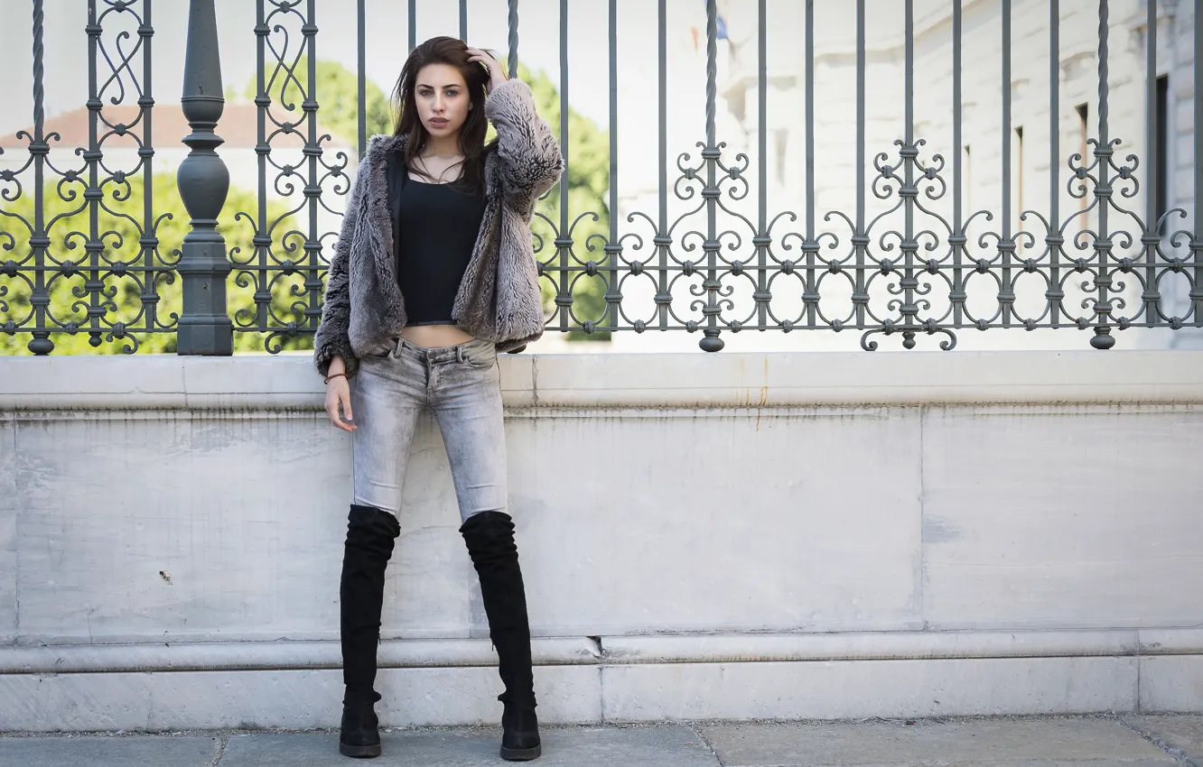 Photo wallpaper look, style, background, cutie, Serena