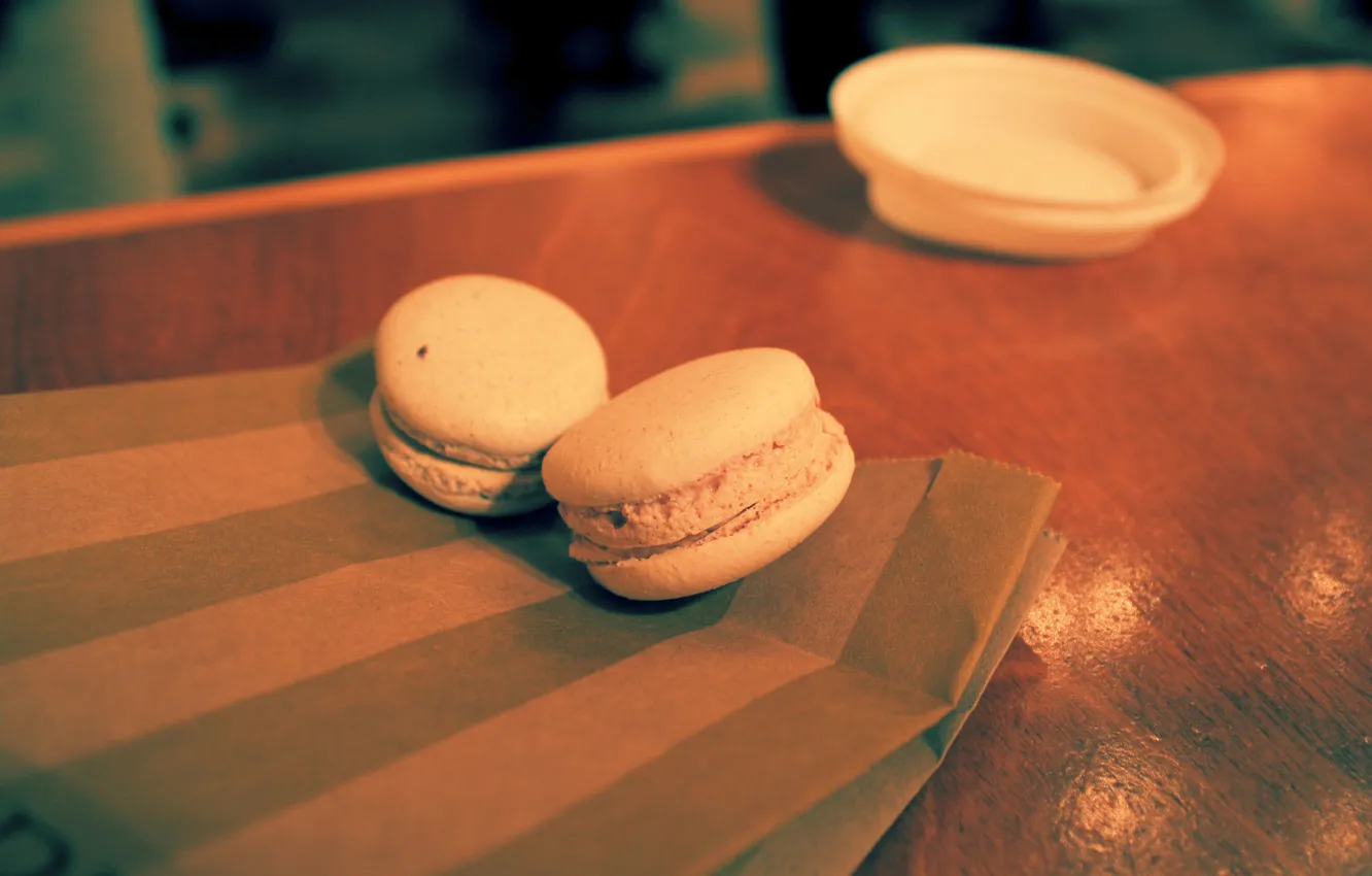 Photo wallpaper cookies, macaroon, macaroon