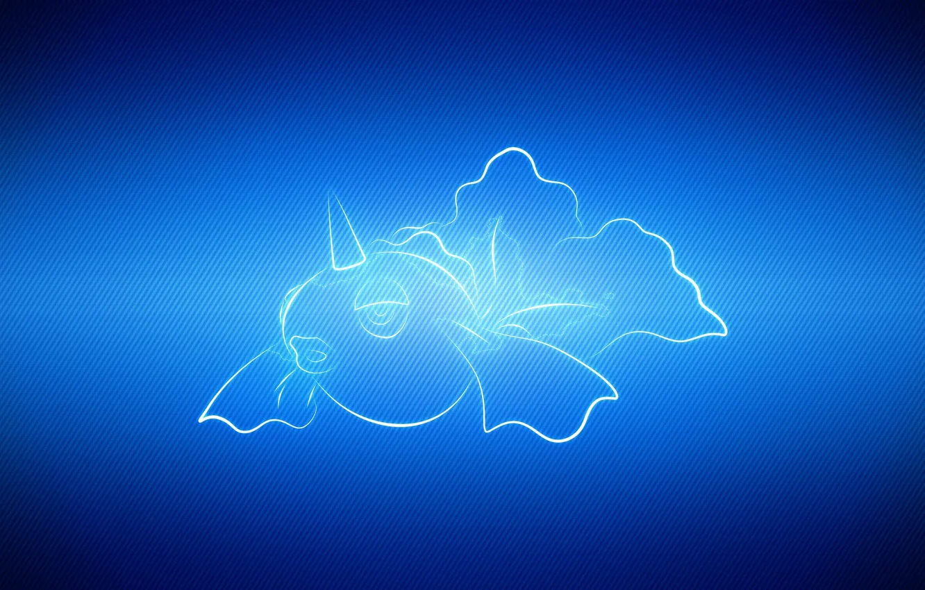 Photo wallpaper silhouette, pokemon, pokemon, goldeen, Goldin
