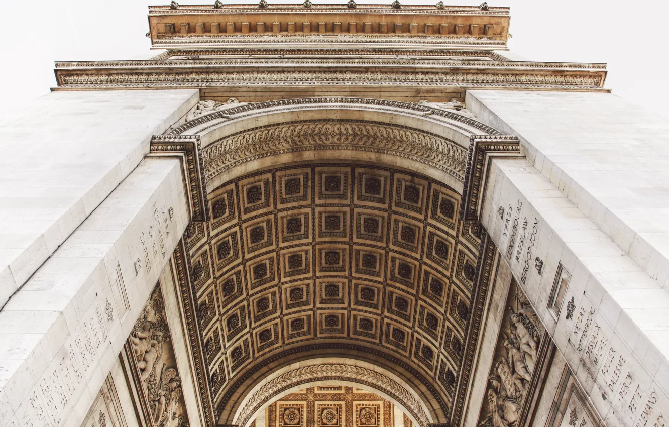 Photo wallpaper France, Paris, architecture, arch