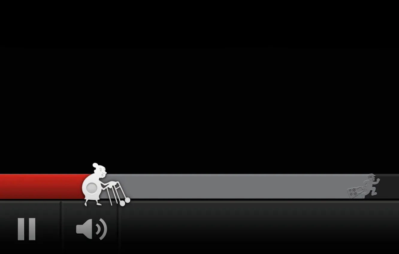 Photo wallpaper grandma, thief, black background, youtube, band download