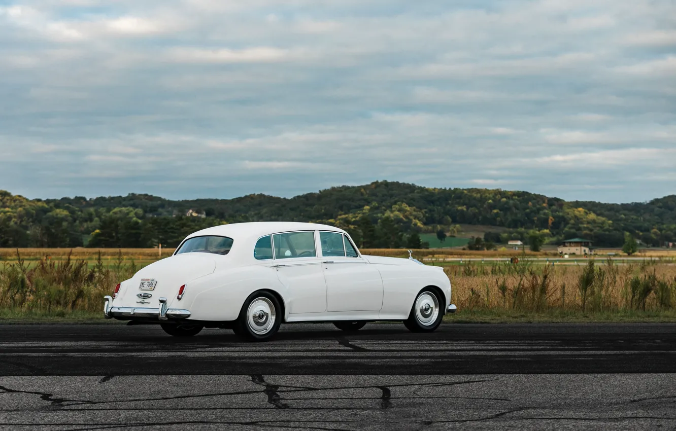 Photo wallpaper Rolls-Royce Silver Cloud II, Rolls-Royce Silver Cloud II Paramount, Rolls-Royce, 1961, Ringbrothers, Silver Cloud, white