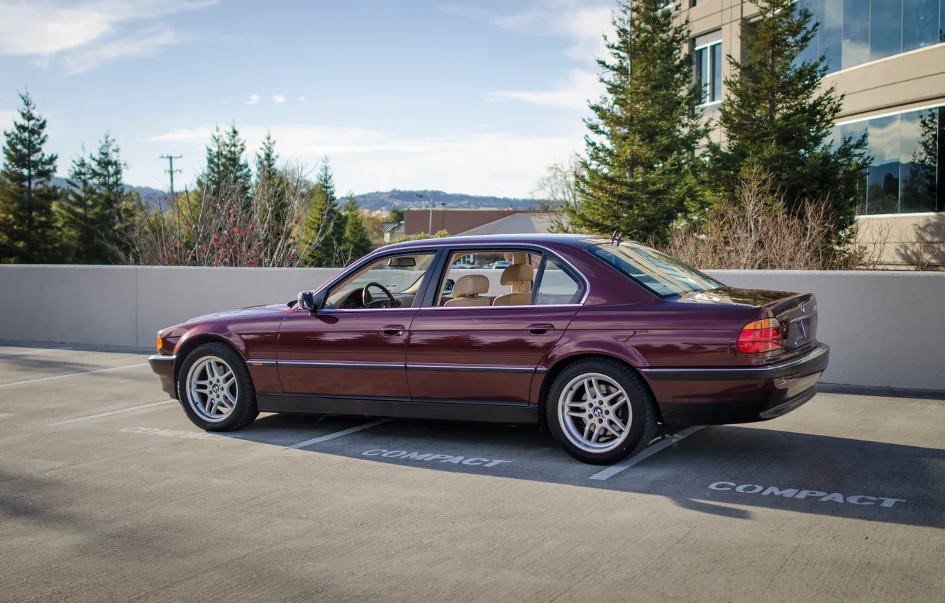 Photo wallpaper BMW, e38, 740il