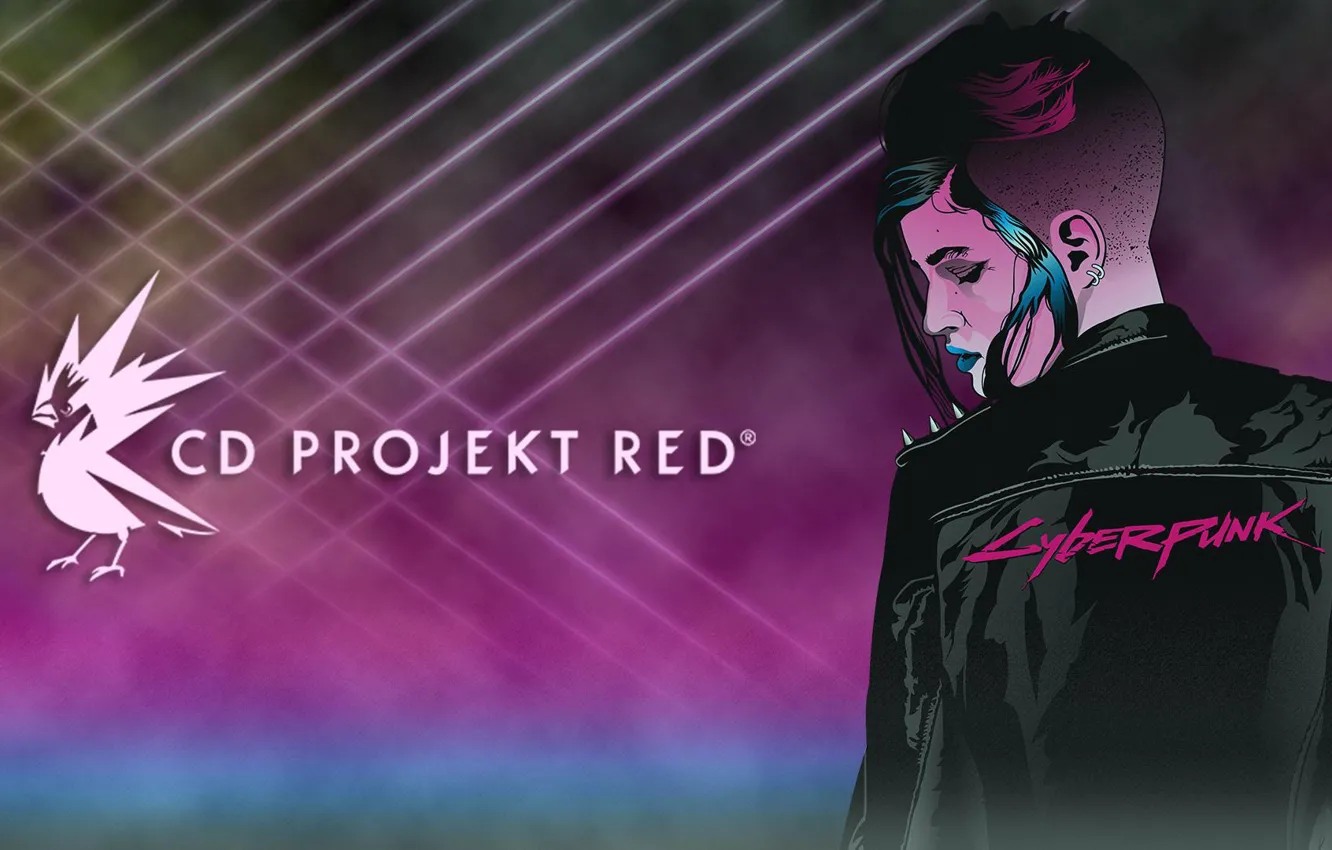 Photo wallpaper girl, the game, neon, art, cyberpunk, CD Projekt RED, Cyberpunk 2077, Cyberpunk