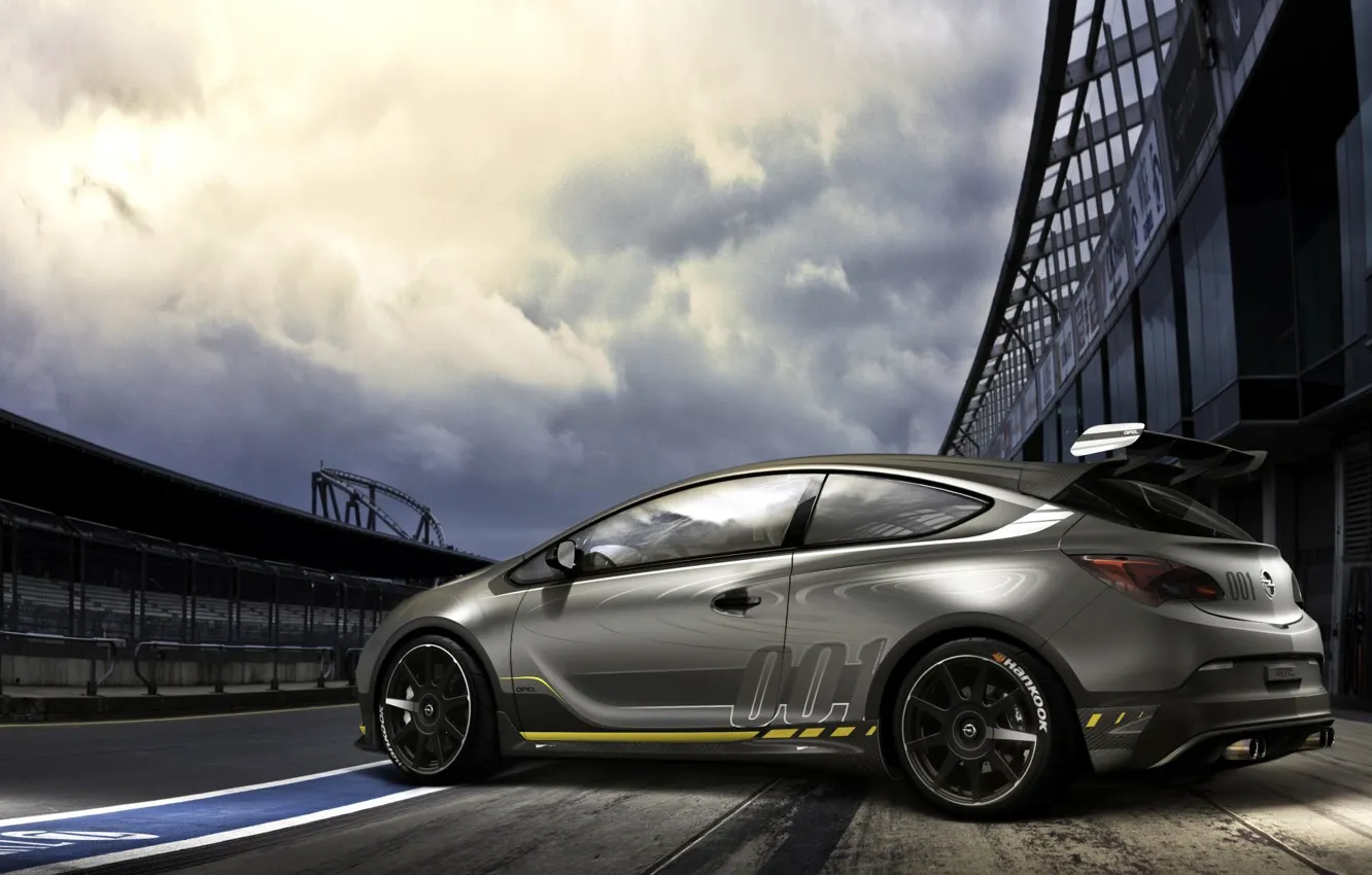 Photo wallpaper Opel, Astra, OPC, 2014, Extreme
