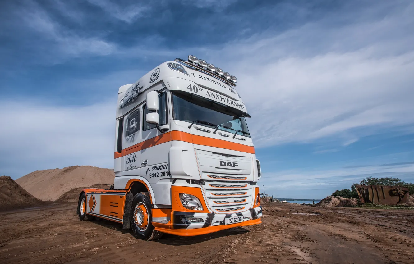 Photo wallpaper Space, Super, DAF, Cab, 510, FTP, 4×2