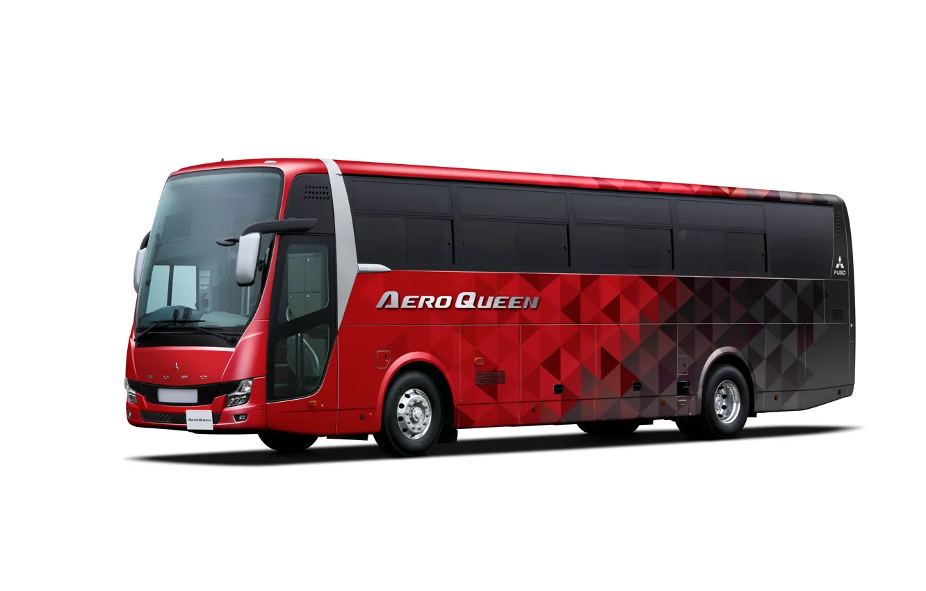 Photo wallpaper Mitsubishi, bus, coach, Time, aero queen