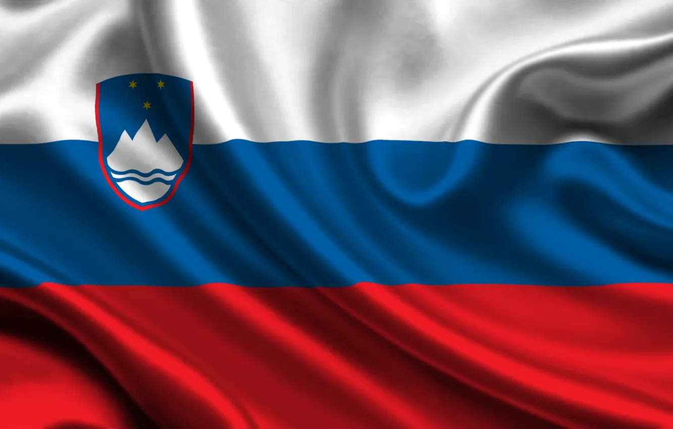 Photo wallpaper flag, Slovenia, slovenia