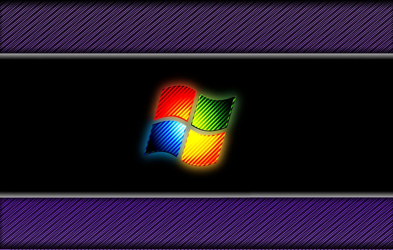 Photo wallpaper windows, purple, version, vyndo