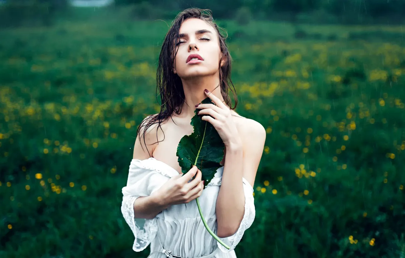 Photo wallpaper girl, beautiful, model