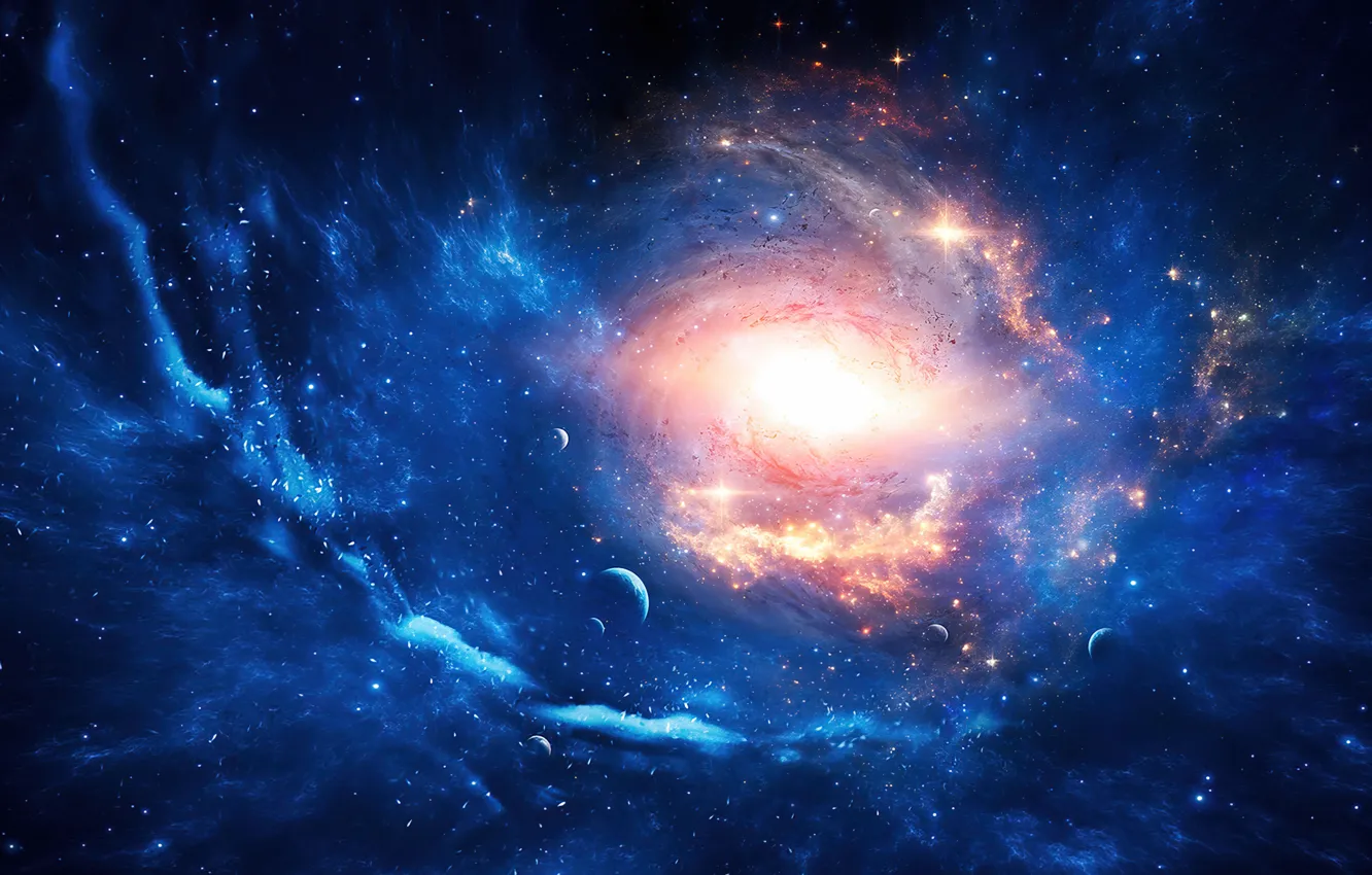 Photo wallpaper the sun, space, stars, space, wallpaper, sun, planets, Solar System