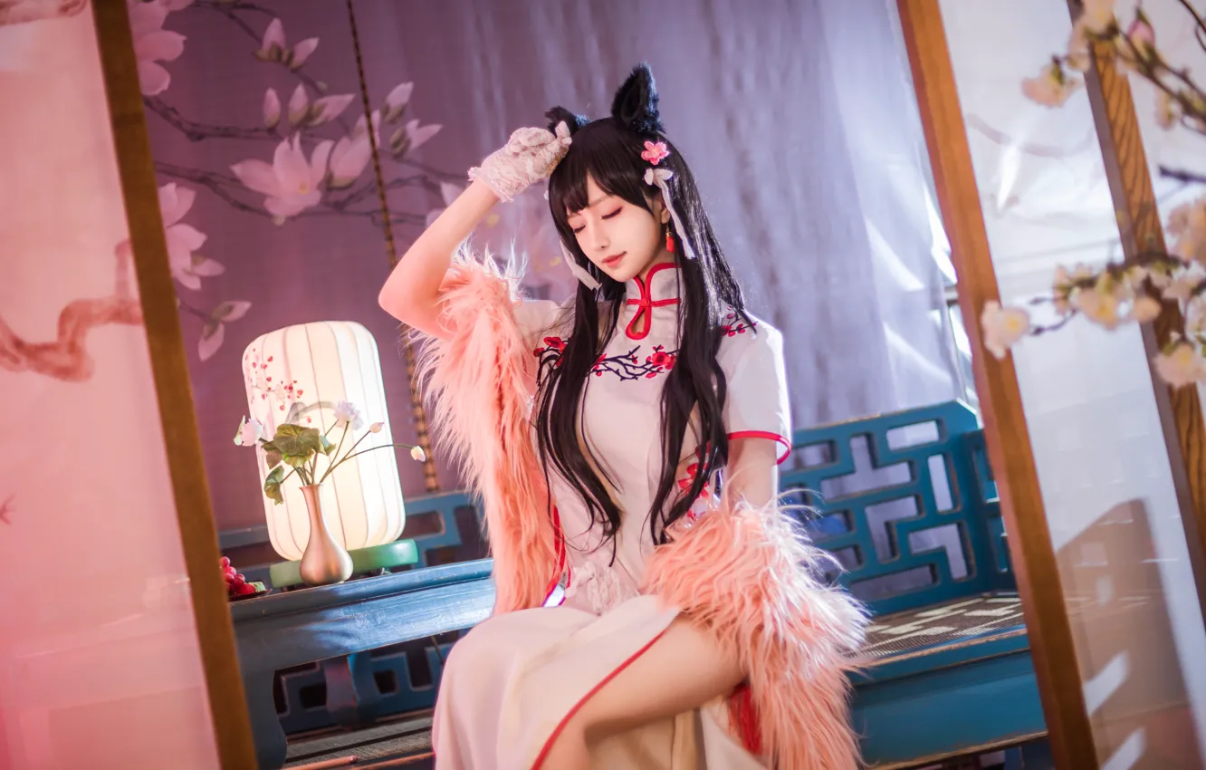 Photo wallpaper girl, clothing, Asian