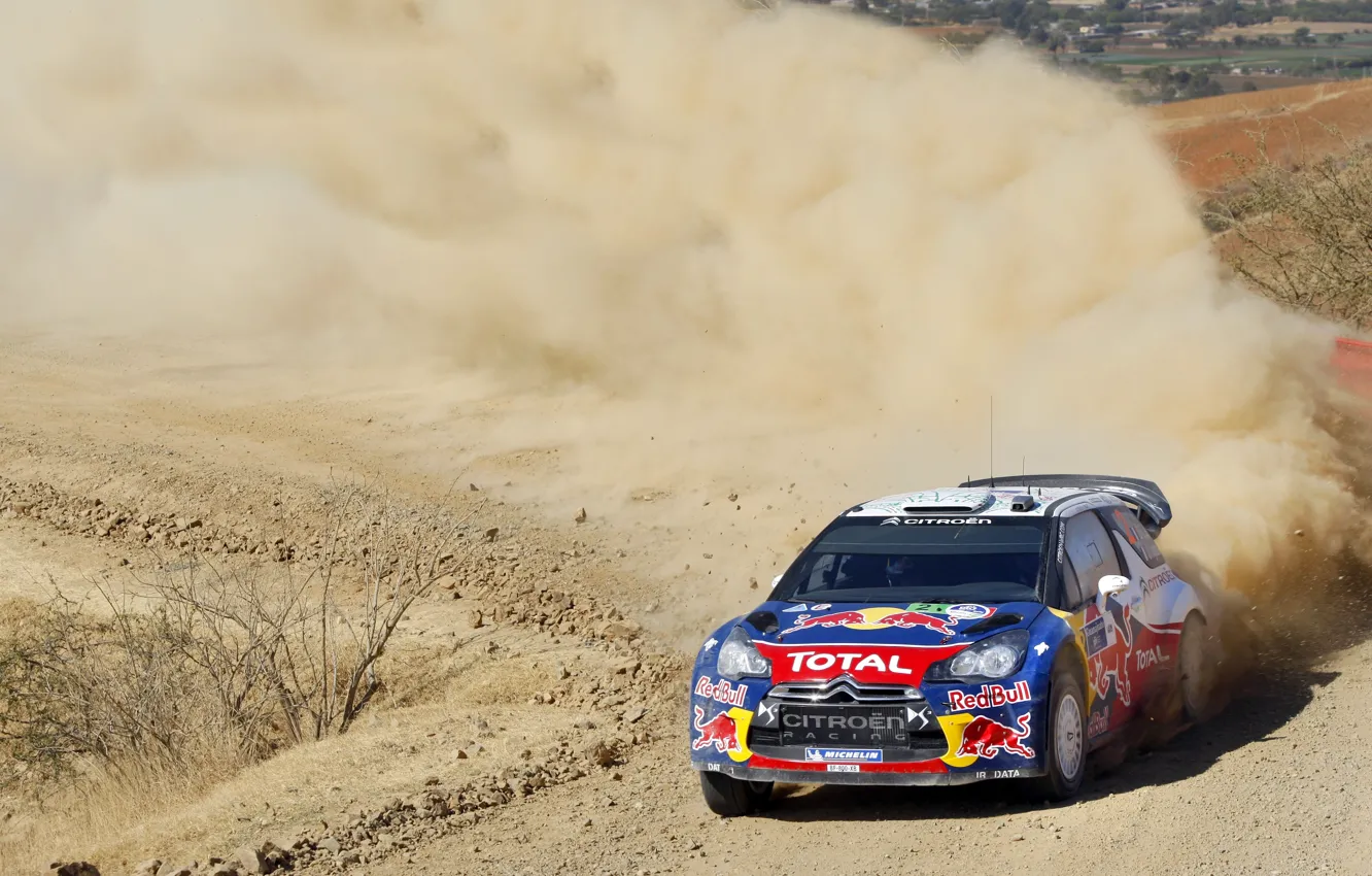 Photo wallpaper race, speed, Citroen, car, Red Bull, DS3, WRC, Rally