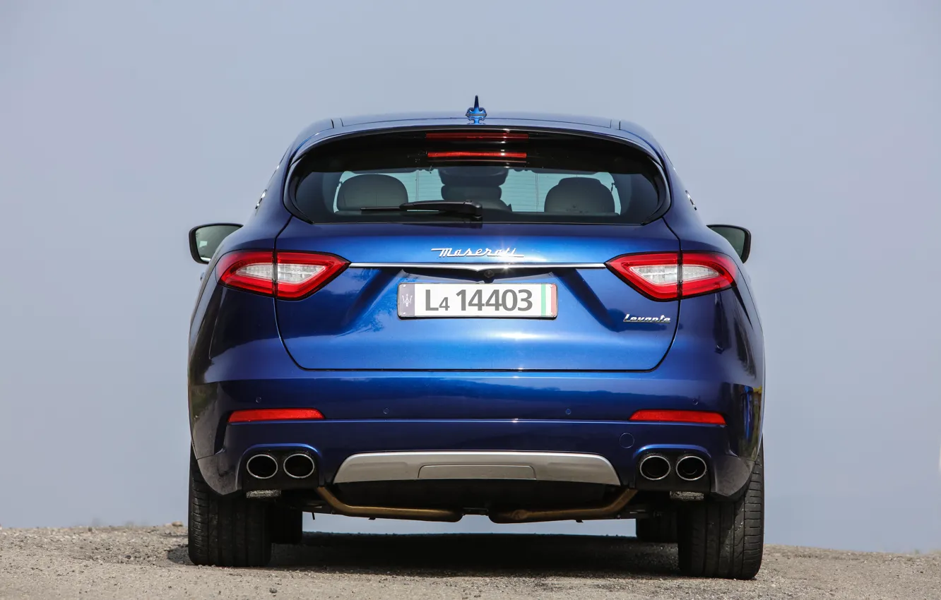 Photo wallpaper blue, crossover, luxury, Maserati Levante