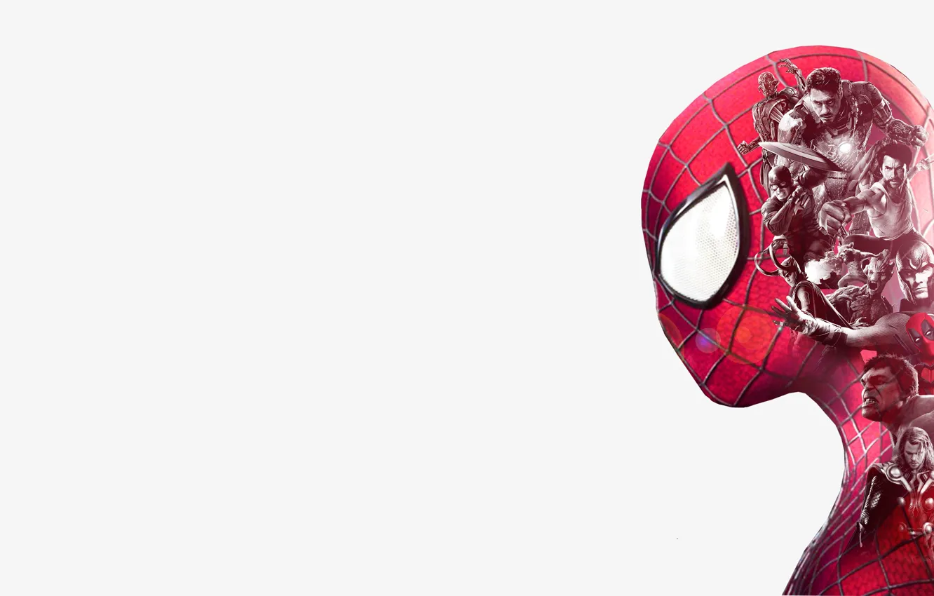 Photo wallpaper cinema, Hulk, robot, Wolverine, mecha, X-Men, Iron Man, man