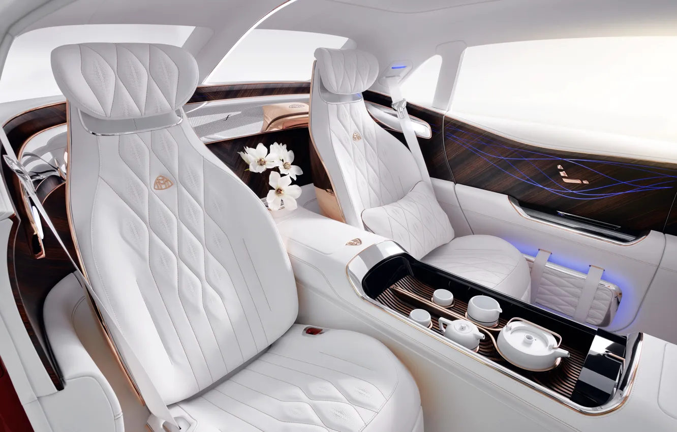Photo wallpaper interior, Mercedes, Vision, Maybach, Mercedes-Maybach, Ultimate Luxury