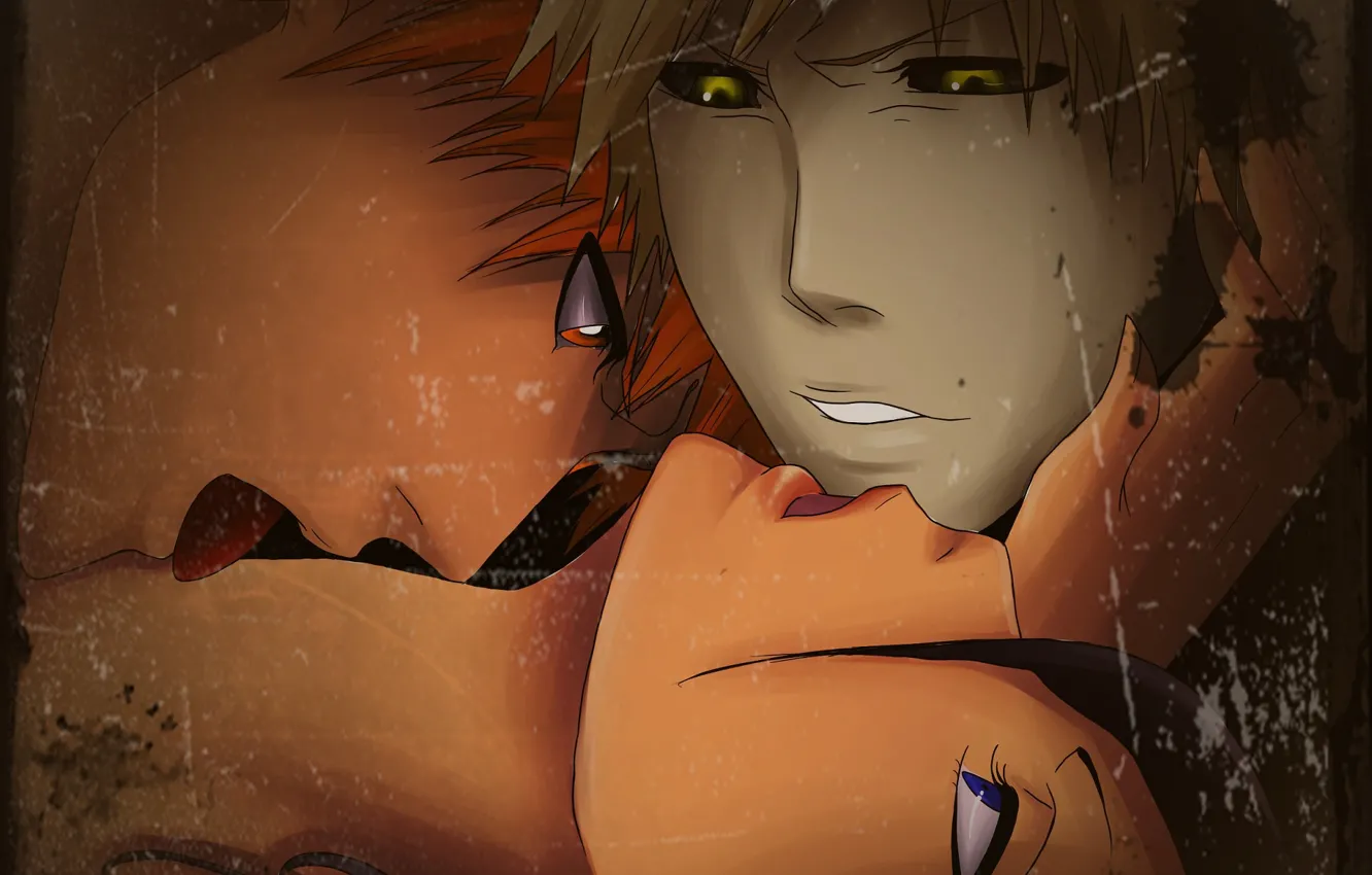 Photo wallpaper art, Bleach, Bleach, Ichigo Kurosaki, Rukia