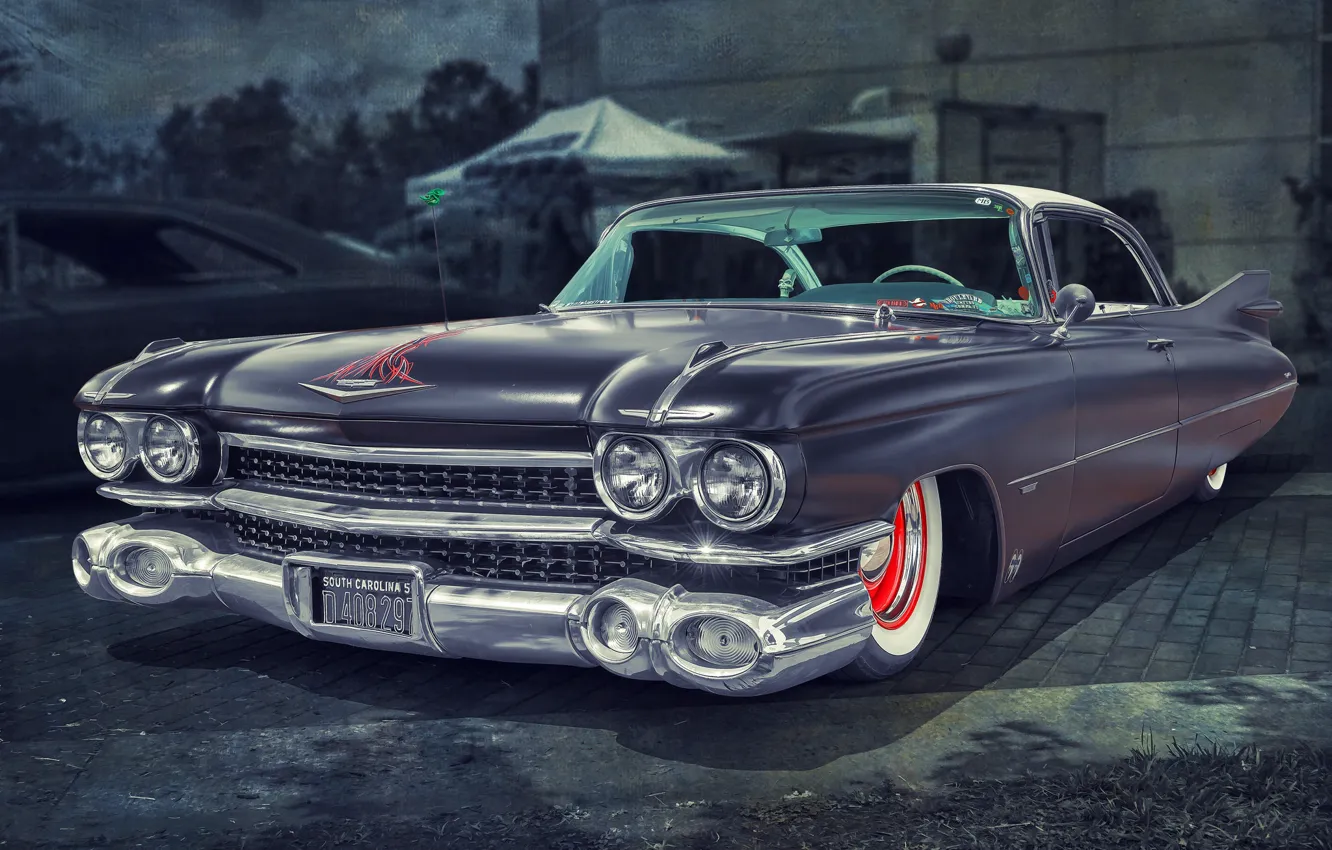 Photo wallpaper Cadillac, 1959, Fleetwood