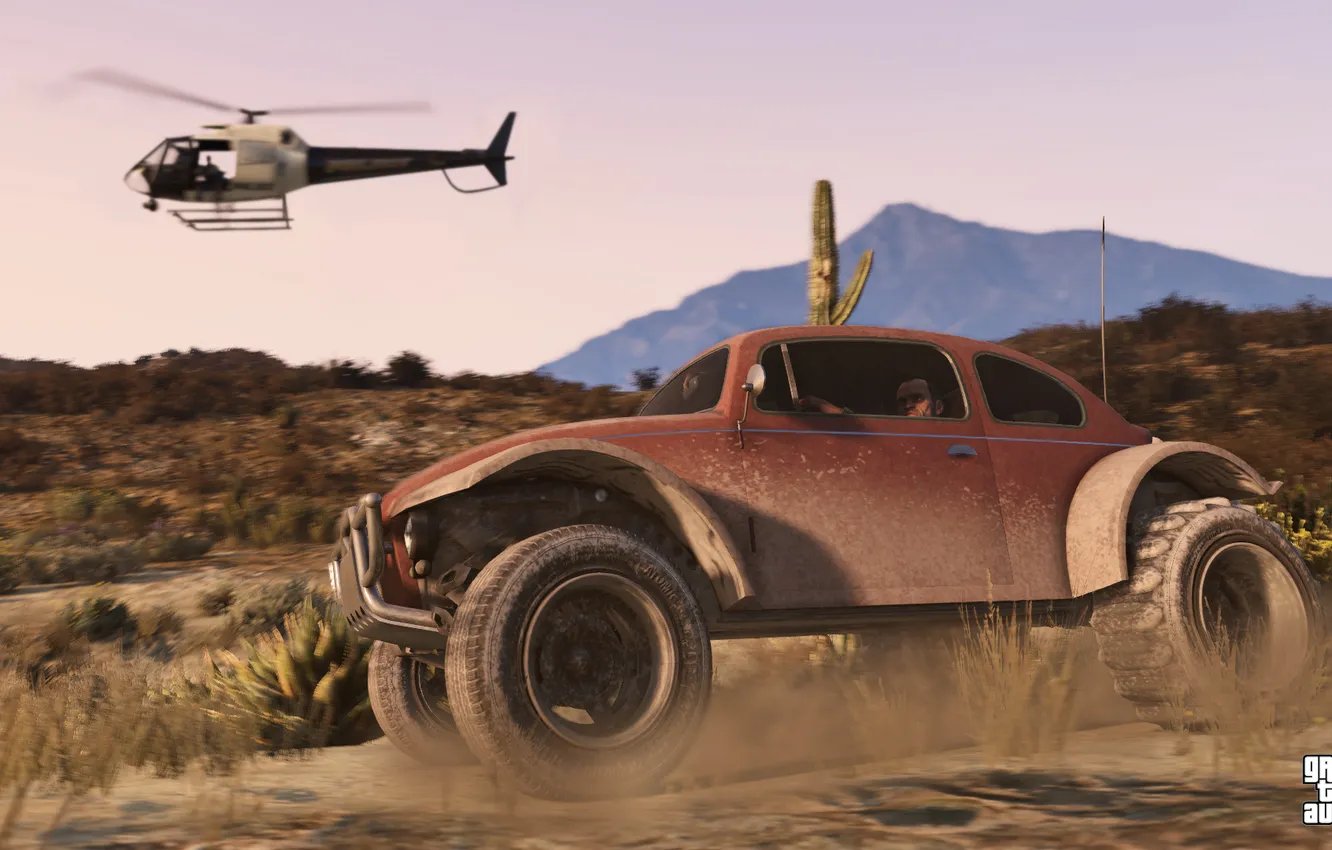 Photo wallpaper machine, helicopter, Grand Theft Auto V, Trevor, gta 5