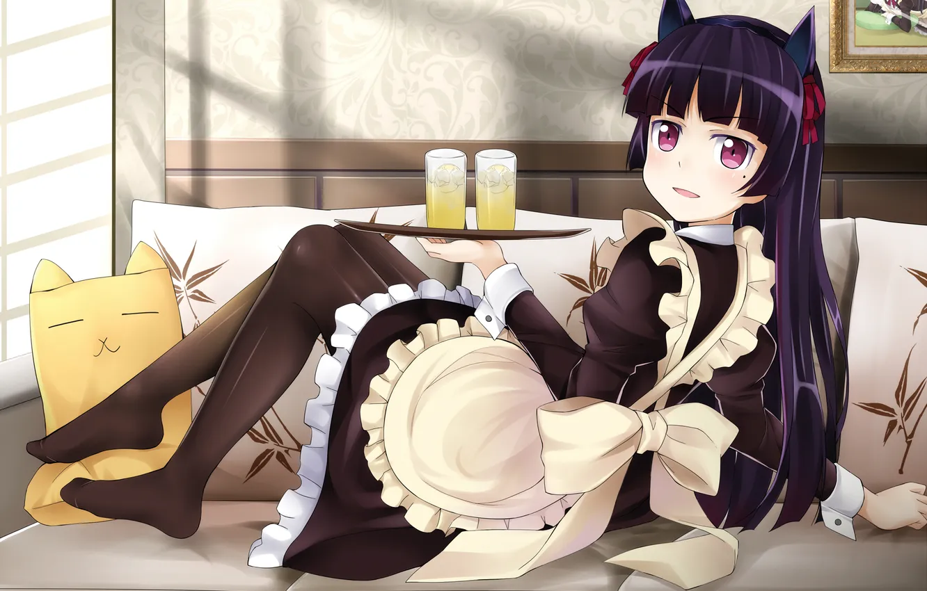 Photo wallpaper girl, smile, the maid, ore no imouto ga konna ni kawaii wake ga nai, My …