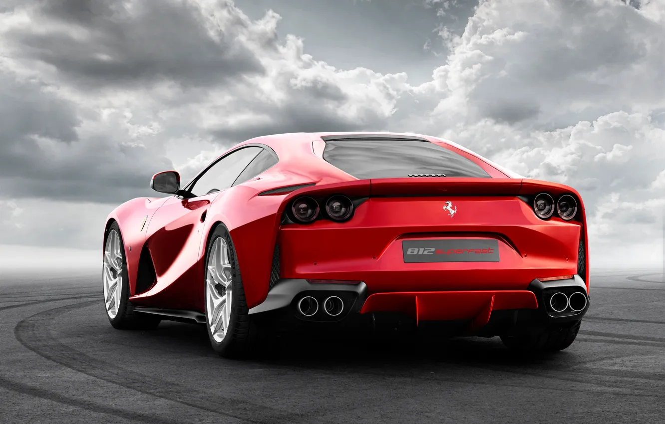 Photo wallpaper Ferrari, supercar, Superfast, 812
