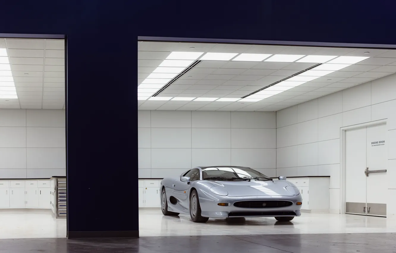 Photo wallpaper Jaguar, supercar, Jaguar XJ220