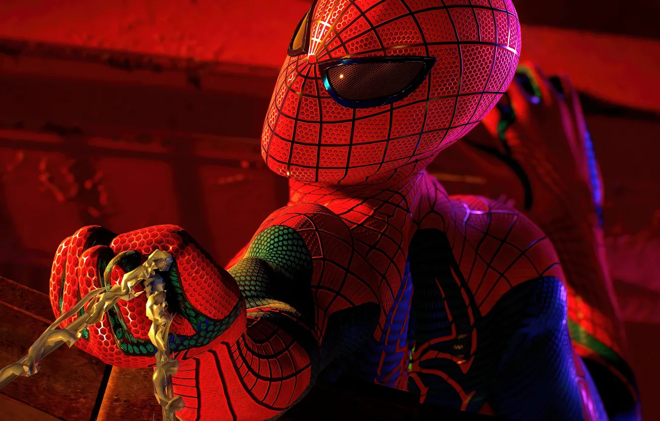 Photo wallpaper graphics, game, Sony, gamer, Spiderman, console, PlayStation, PS5