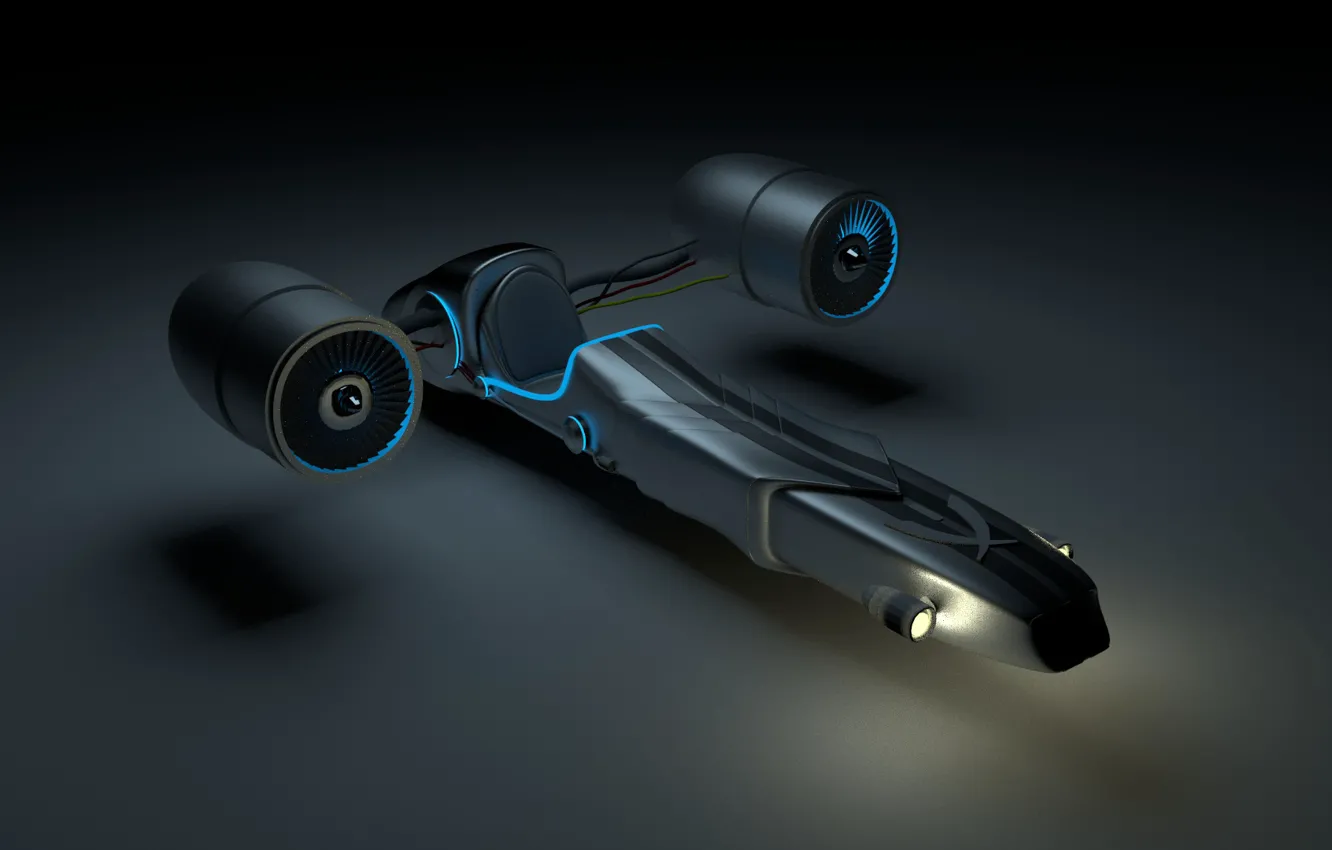 Photo wallpaper car, Concept, Air, Future