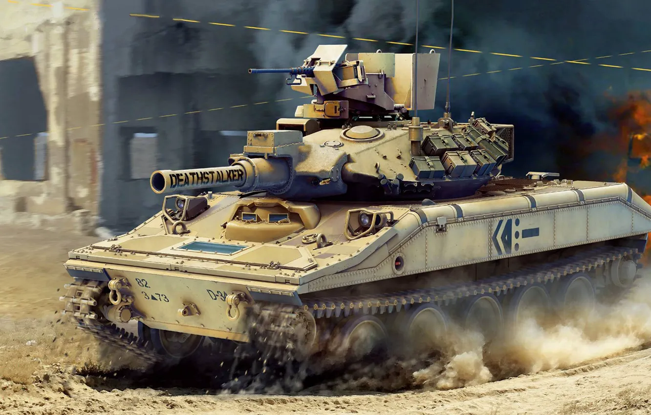 Photo wallpaper Sheridan, General Sheridan, modification of the 1972, missile tank, 152 mm Gun Launcher AR/AAV M551, …