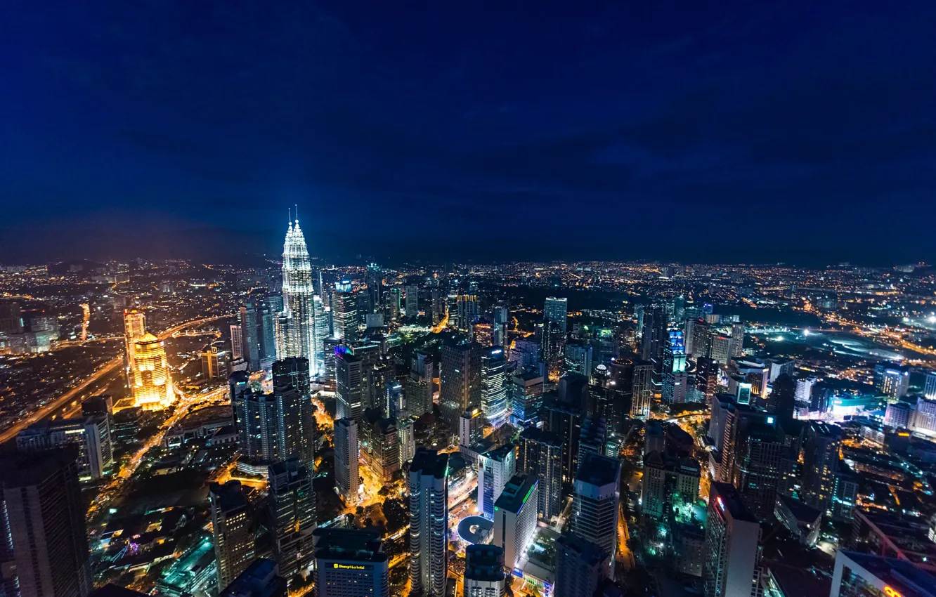 Photo wallpaper the city, building, home, Malaysia, Kuala Lumpur