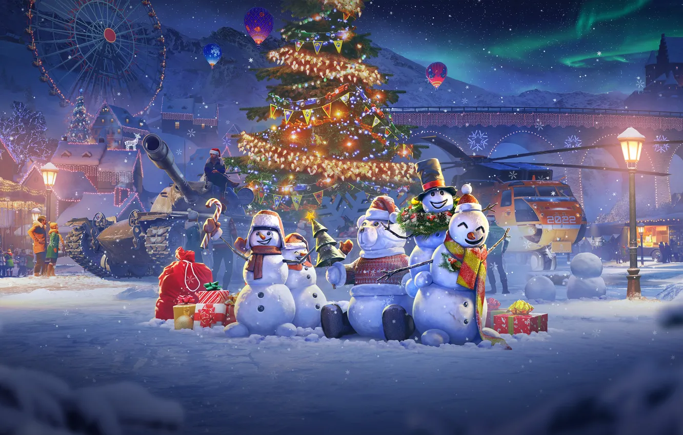 Photo wallpaper tank, Arnold Schwarzenegger, World of Tanks Tanks, 2022